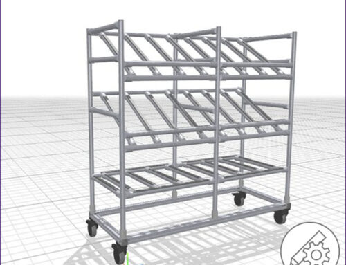 Modular side carriage made of Profile Tubes