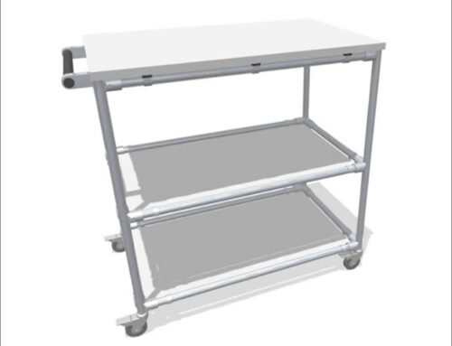 Lightweight assembly trolley