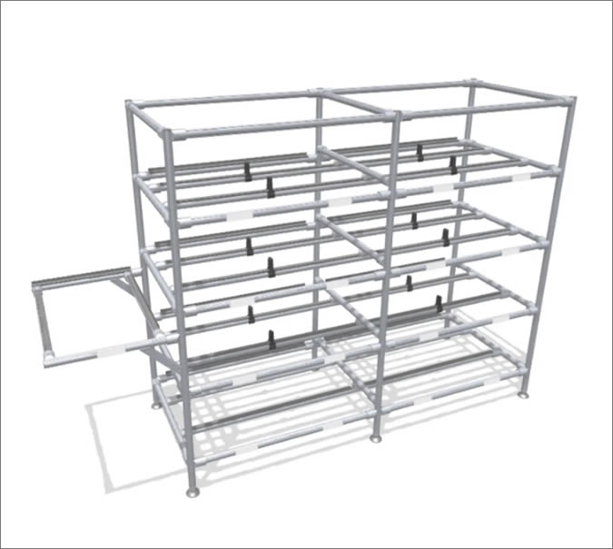 Rack for standard SLCs or cartons