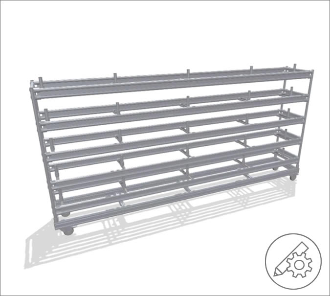 Long load trolley 3 meters