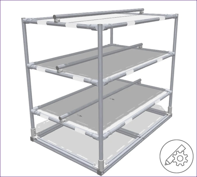 Top Module – transport rack