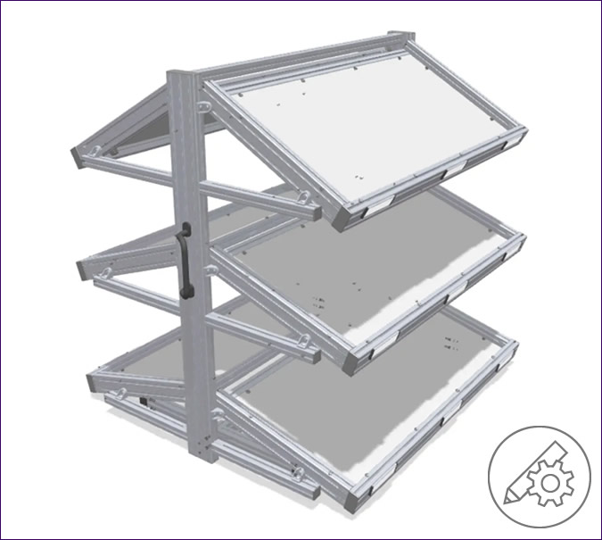 Top Module – picking rack