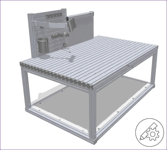 Top Module – mobile work bench