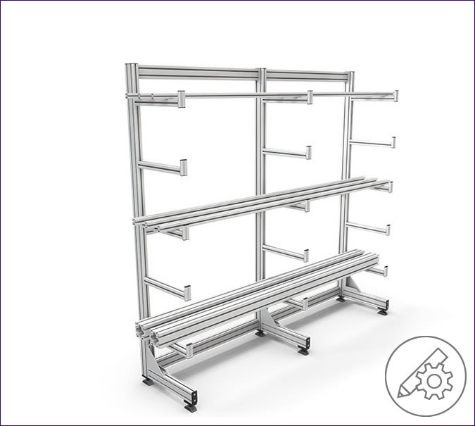 Cantilever rack